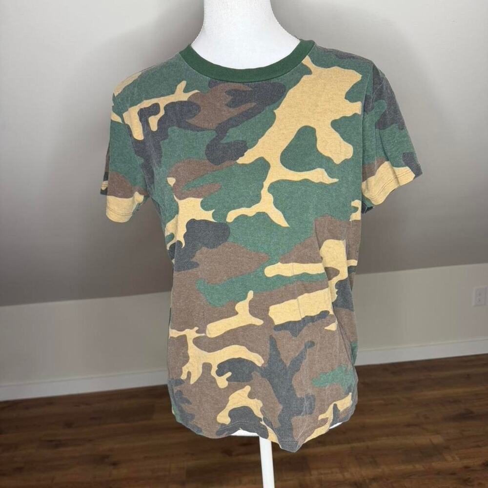 Brandy Melville Camo Tee | Made in Italy | NWT